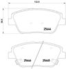 BREMBO P 30 066 Brake Pad Set, disc brake